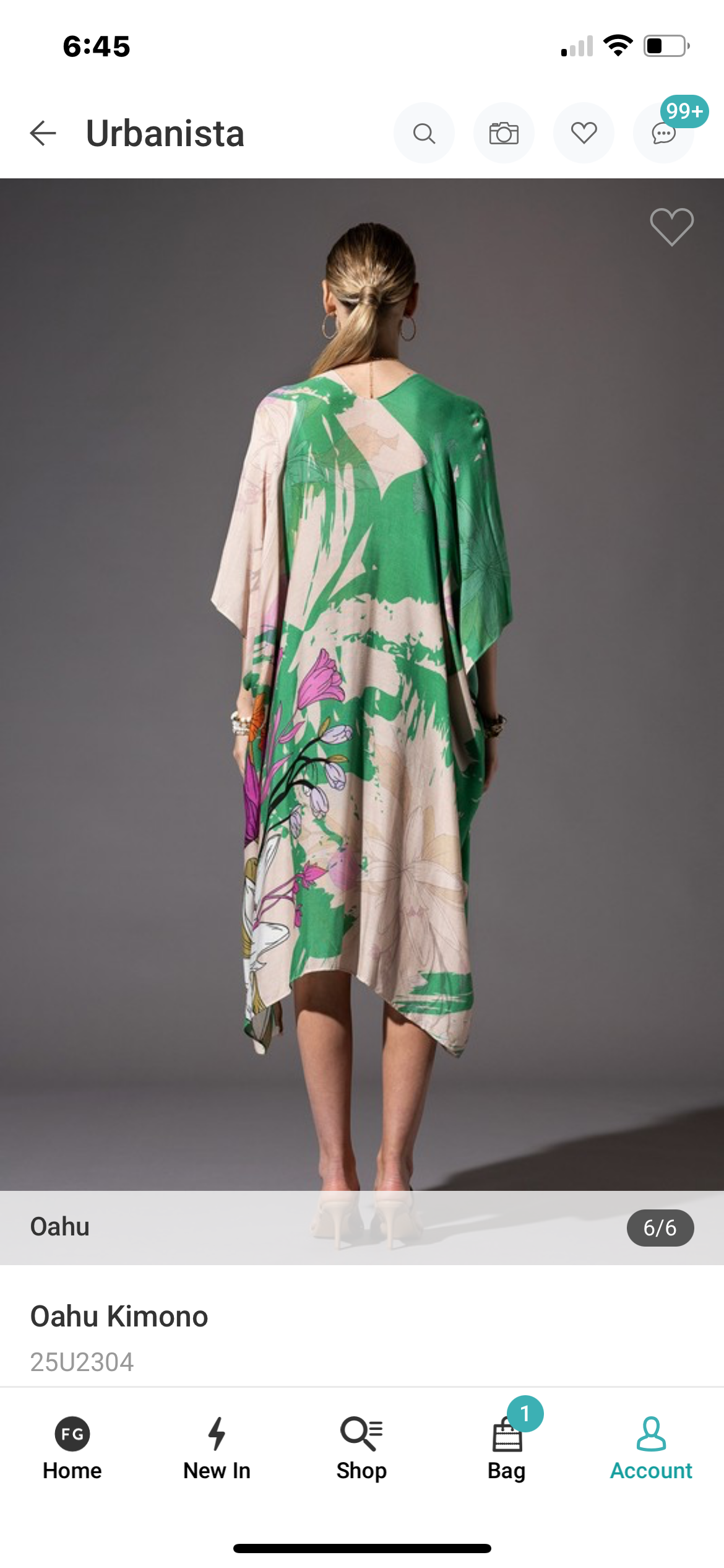 Flowing Batwing Kimono/Coverup