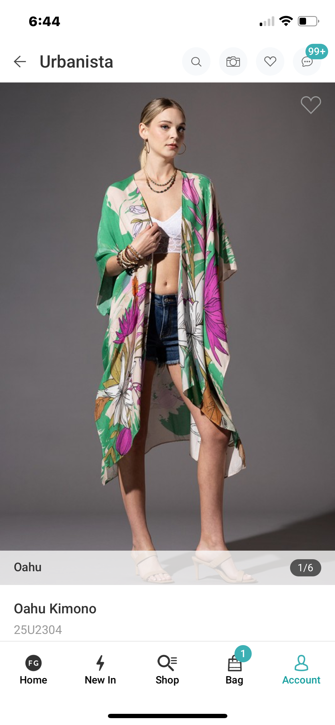 Flowing Batwing Kimono/Coverup
