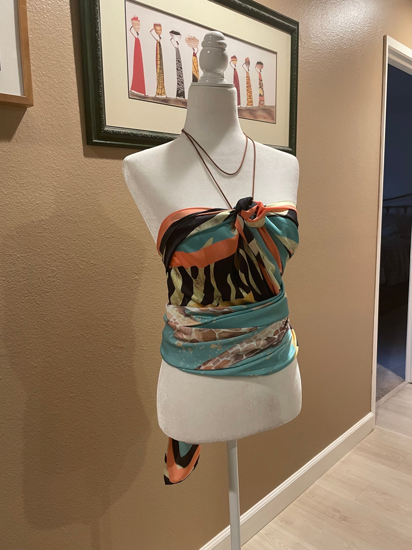 Printed Safari Scarf