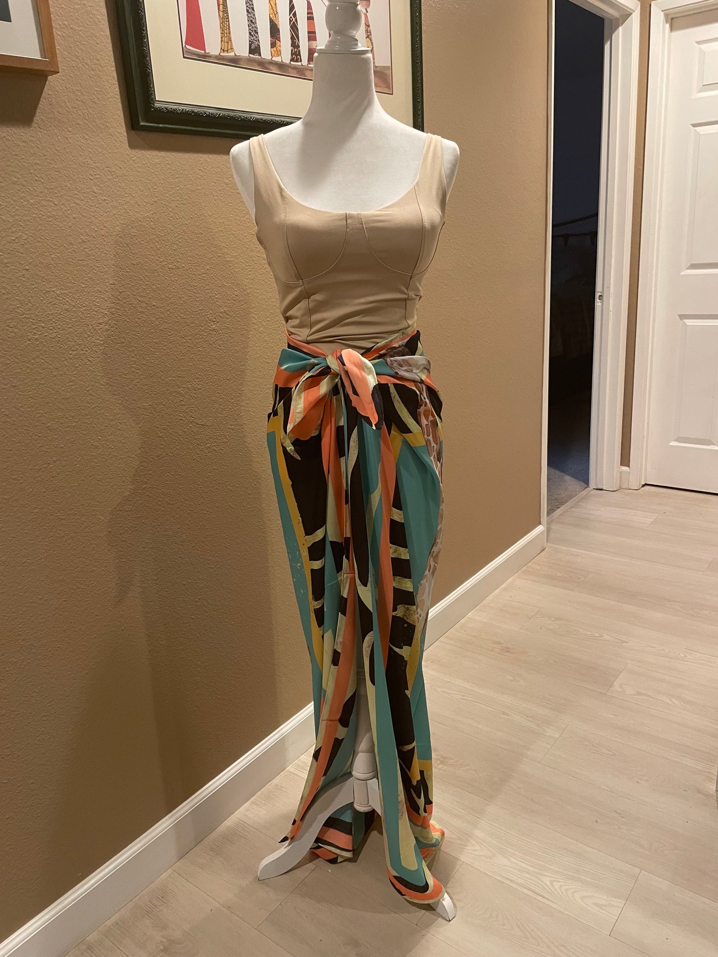 Printed Safari Scarf