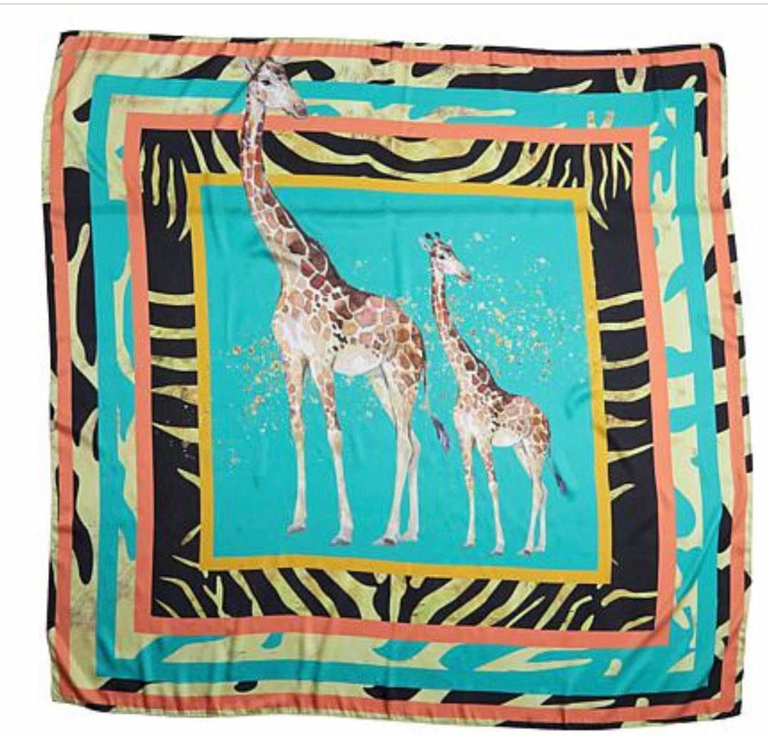 Printed Safari Scarf