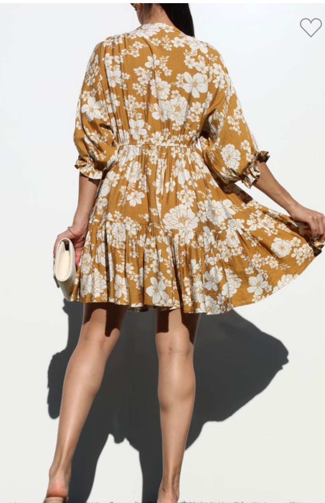 Loose Fit Ruffled Dress