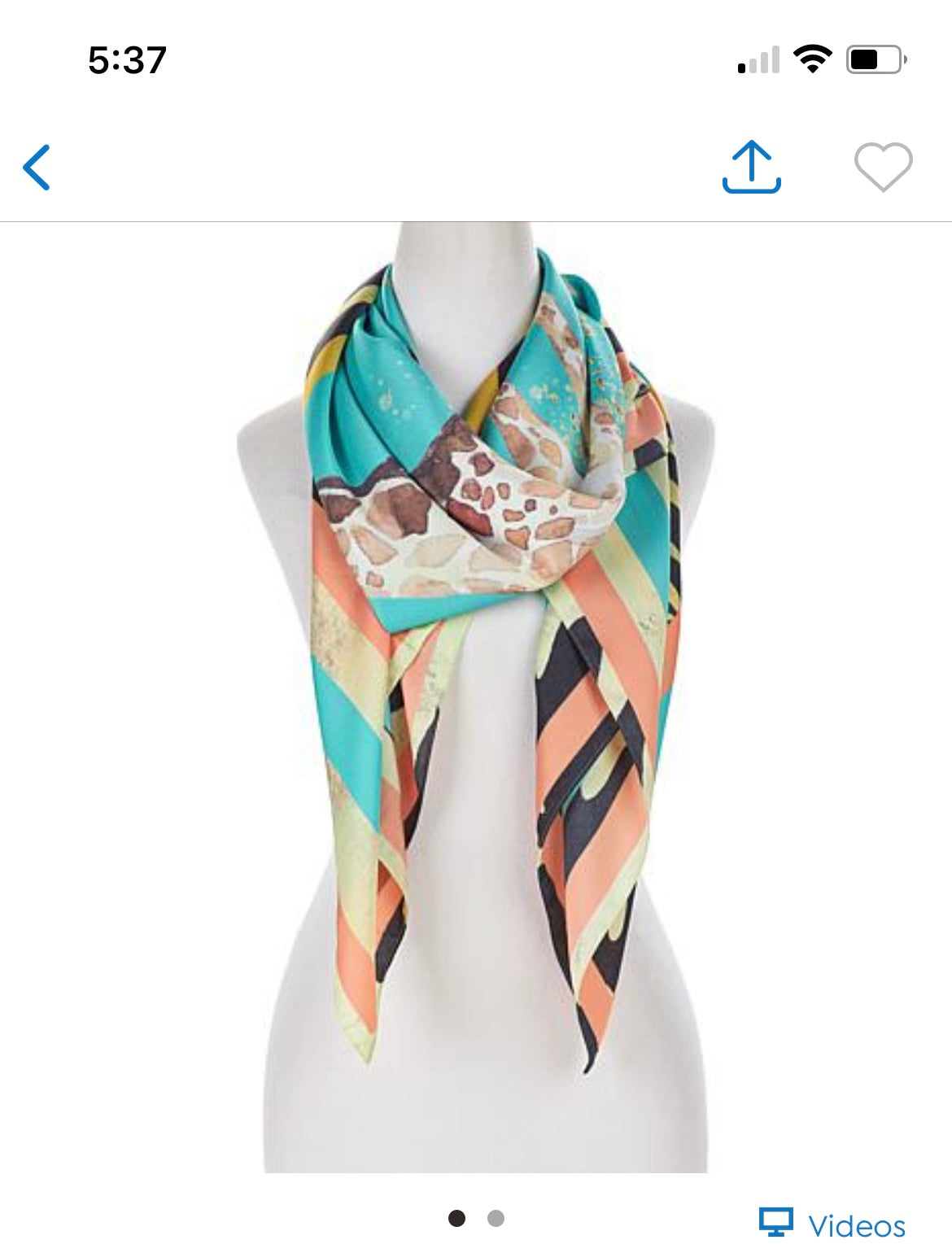 Printed Safari Scarf