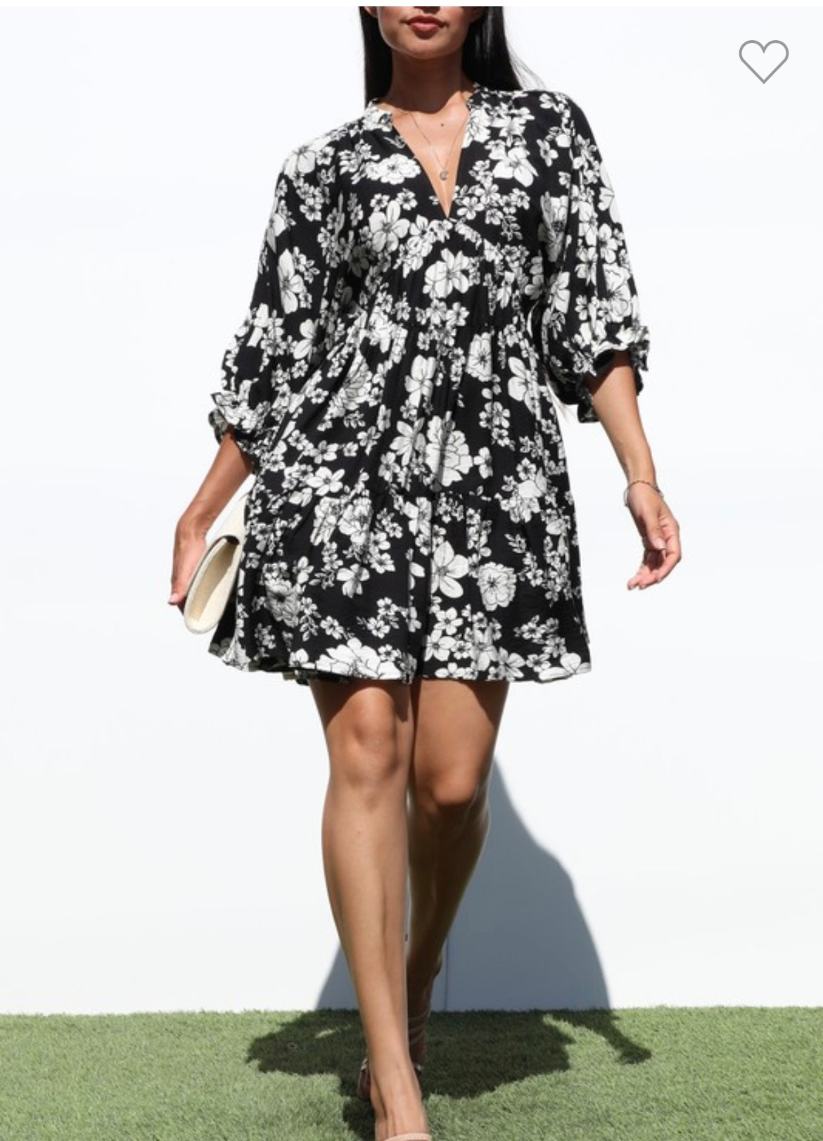 Loose Fit Ruffled Dress
