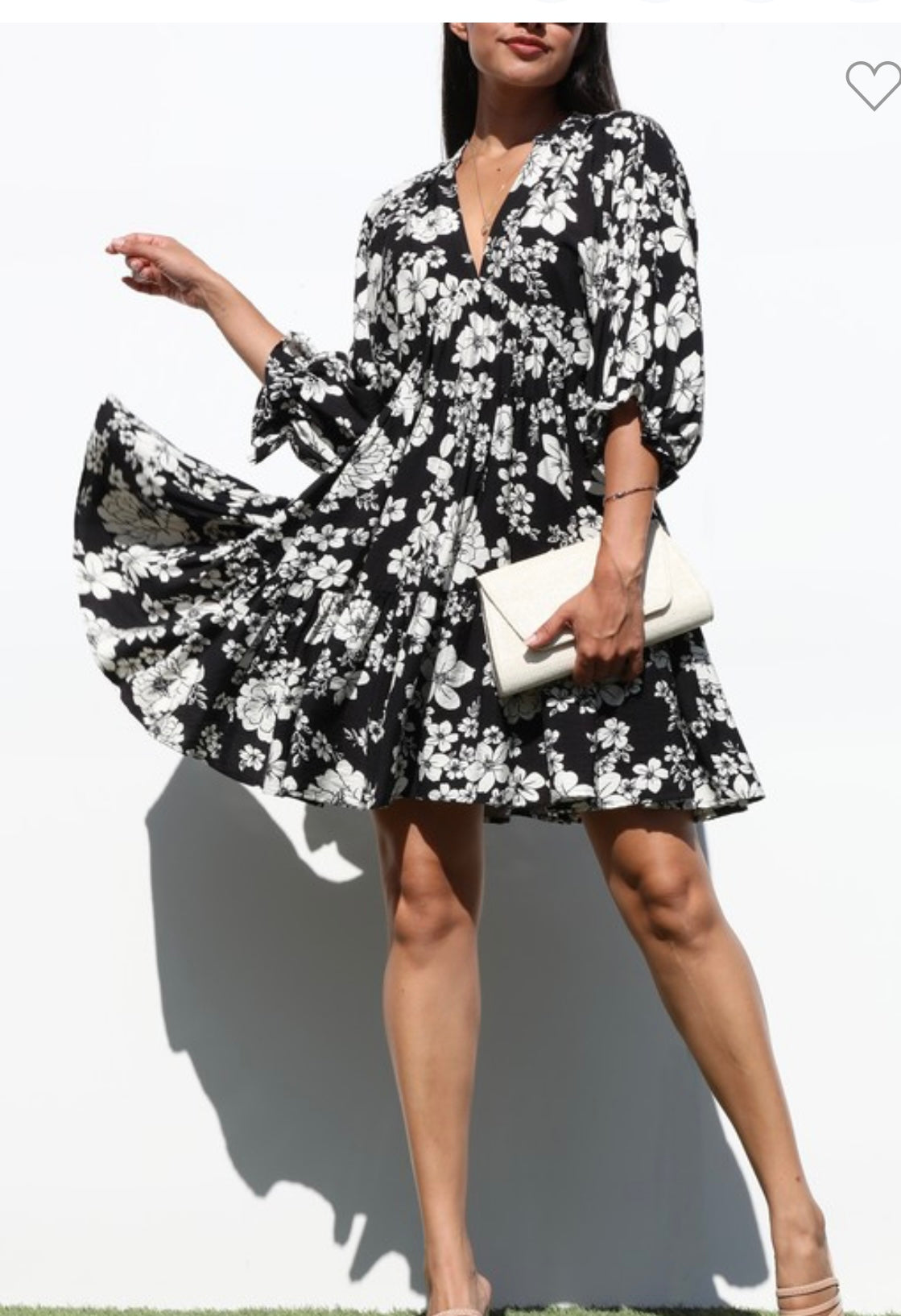 Loose Fit Ruffled Dress