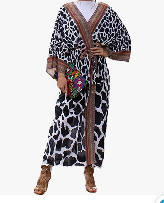 Multi Print Kimono
