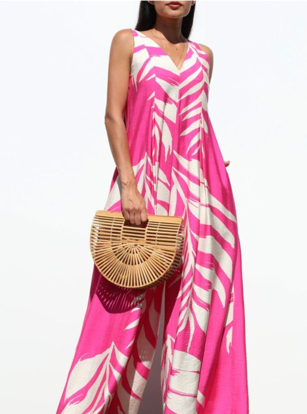 Loose Fit Print Jumpsuit
