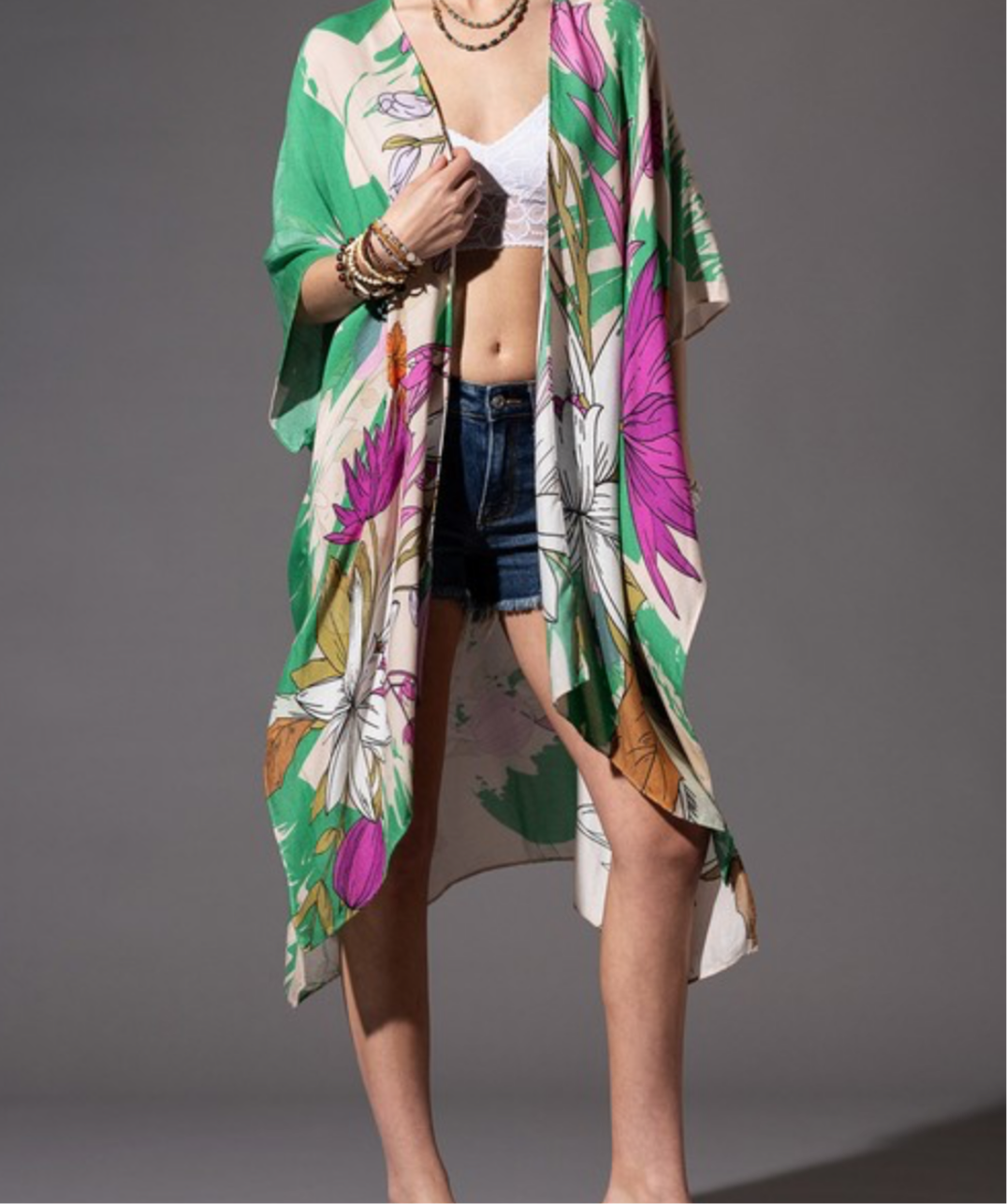 Flowing Batwing Kimono/Coverup