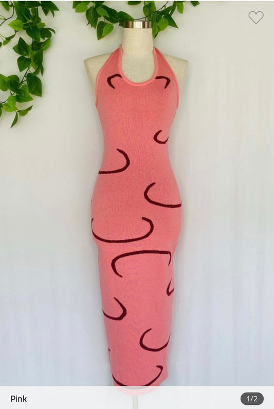 Knit Halter Dress
