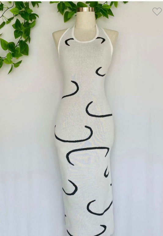 Knit Halter Dress